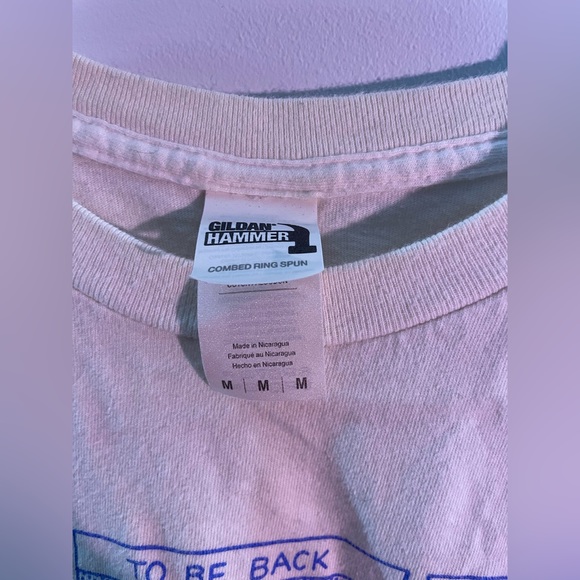 2/$10! GILDAN WOMENS GRAPHIC CROP TOP CUTE MEDIUM AESTHETIC POETIC SHIRT OCEAN🍀 - Picture 2 of 6